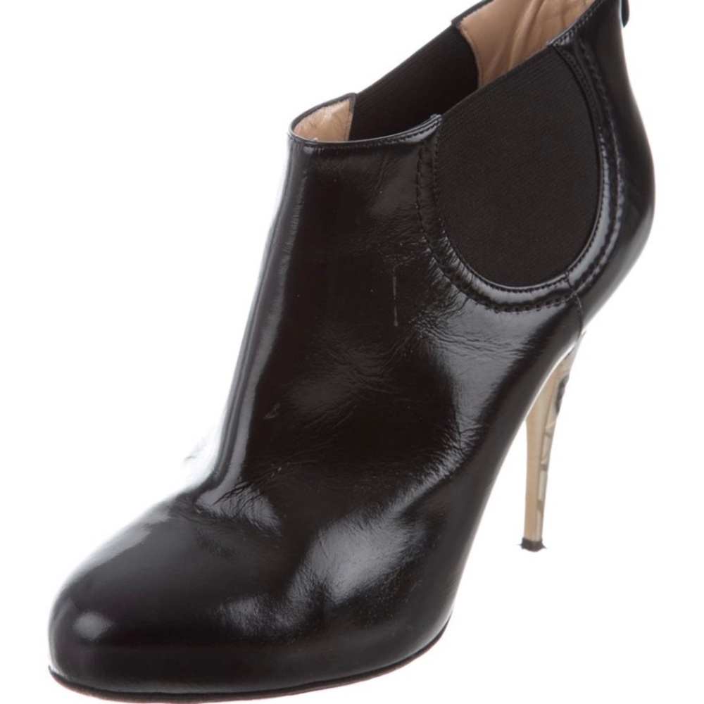 💯 Giuseppe Zanotti Black booties size 9.5